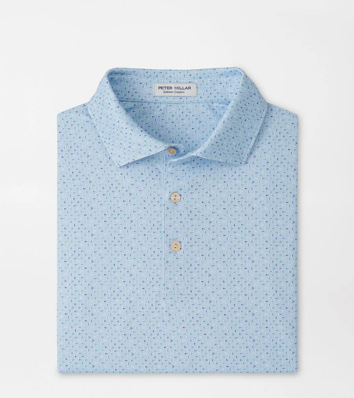 Pennants Performance Polo (Stream Blue)