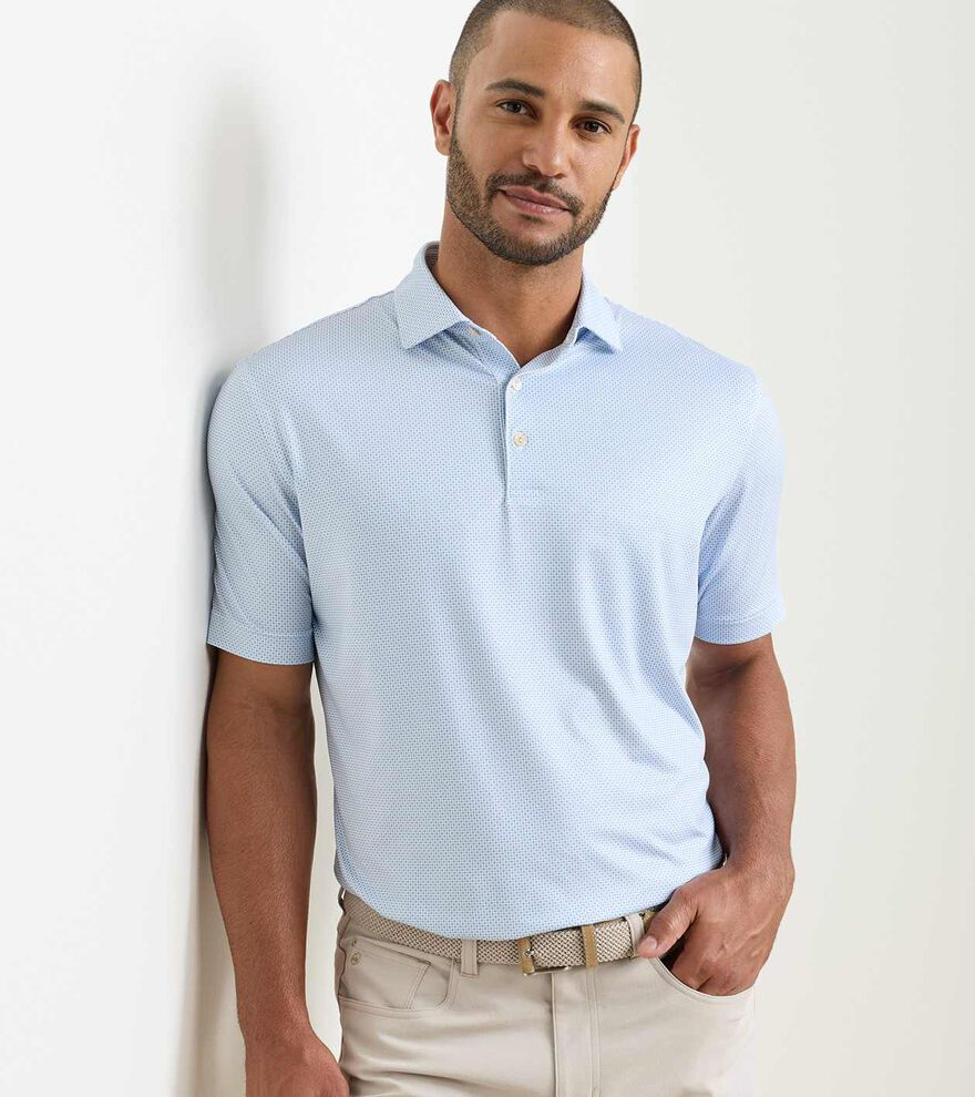 Phoenix Performance Jersey Polo (White/Bluebird)