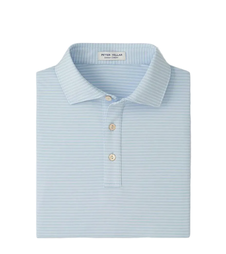 Merion Performance Jersey Polo (Stream Blue)