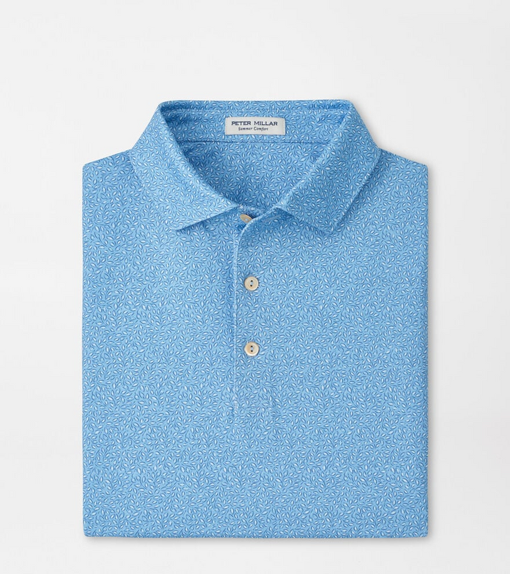 Magnolia Perf Jersey Polo (Cottage Blue)