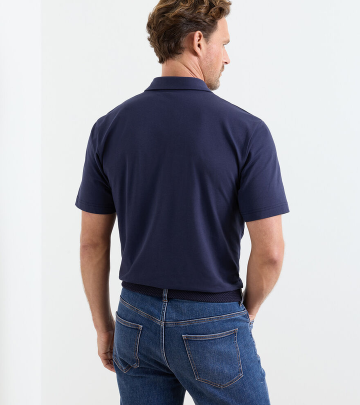 Ryles Crown Flex Cotton Polo (Navy)