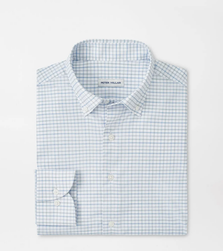 Rommel Perf Twill Sport Shirt (Cottage Blue)