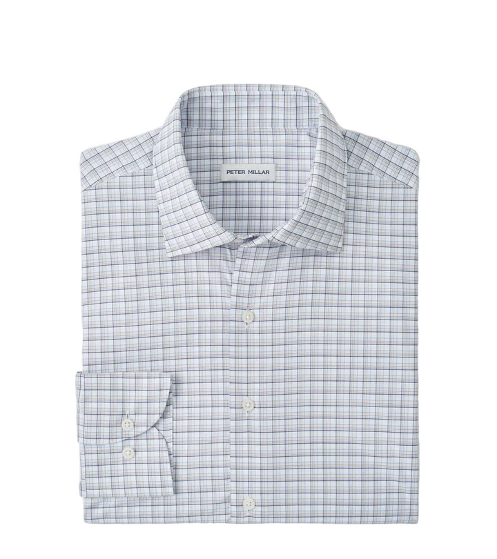 Robertson Performance Twill Sport Shirt (Navy)