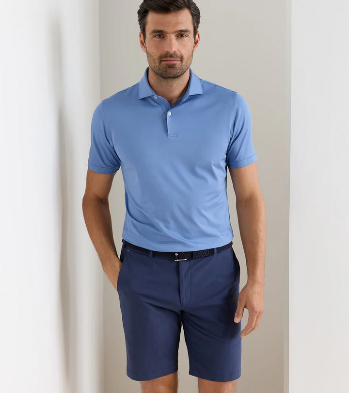 Treble Perf Jersey Polo (Dusk Blue)
