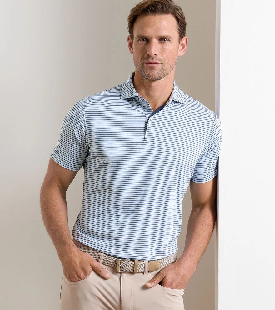 Alda Performance Jersey Polo (Navy)