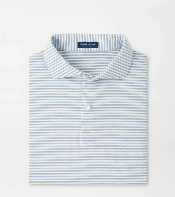 Echo Performance Jersey Polo (White/Gale Grey)