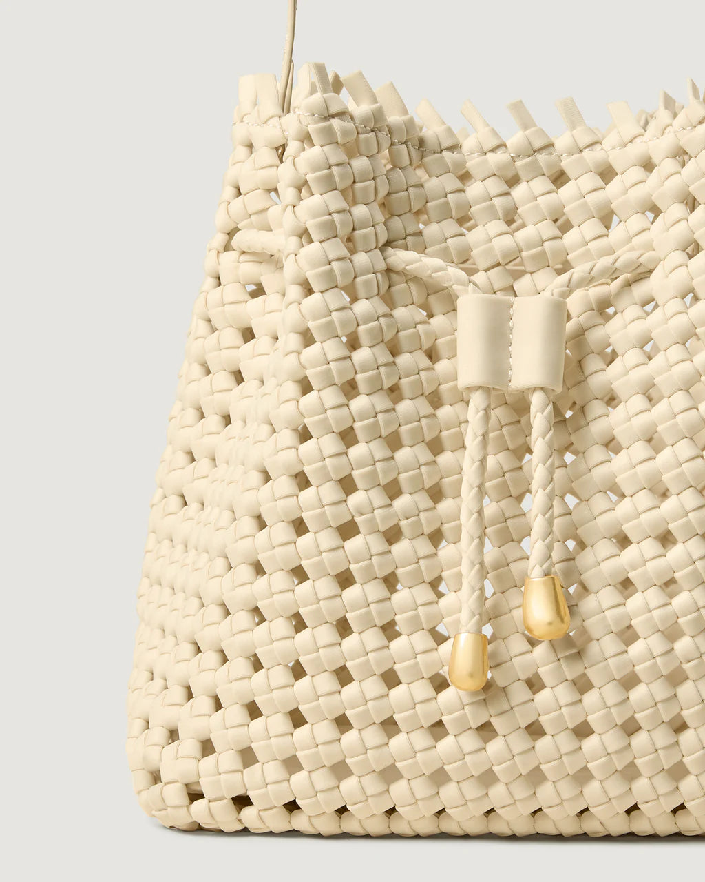 Mallorca Medium Bucket Open Weave (Salt)