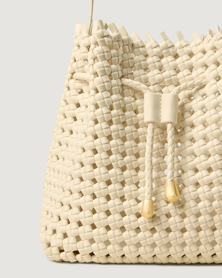 Mallorca Medium Bucket Open Weave (Salt)