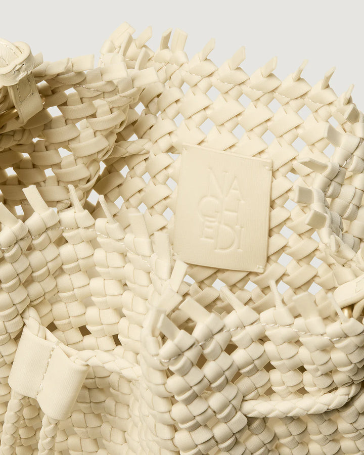 Mallorca Medium Bucket Open Weave (Salt)