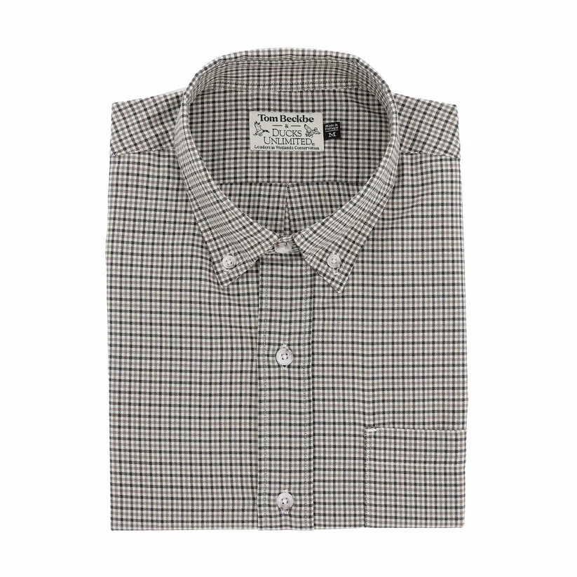 Knapp Cotton Twill Sport Shirt (Khaki Brown)