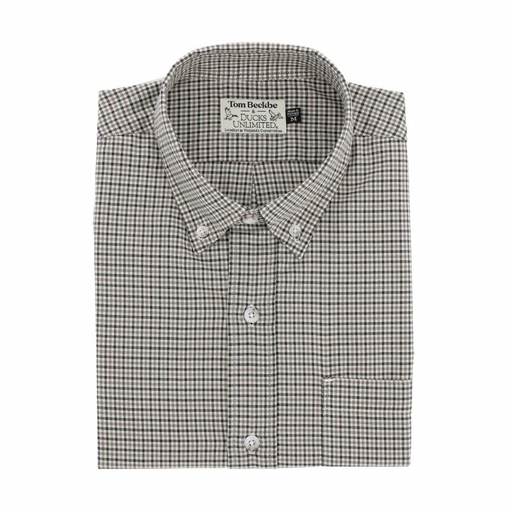 Knapp Cotton Twill Sport Shirt (Khaki Brown)
