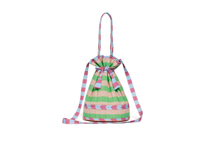 Midi Leisure Tote (Stripe Spritz)