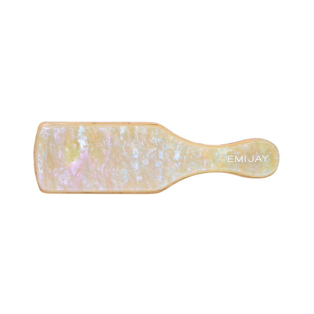 Mini Boar Bristle Brush (Lemon Sugar)