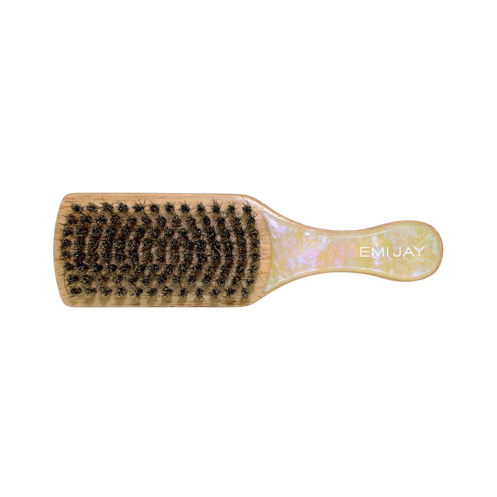 Mini Boar Bristle Brush (Lemon Sugar)