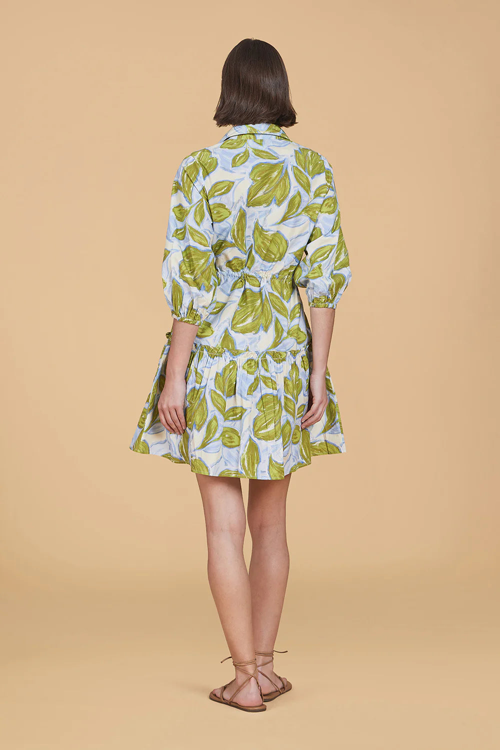 Brynn Dress (Zest Leaves)