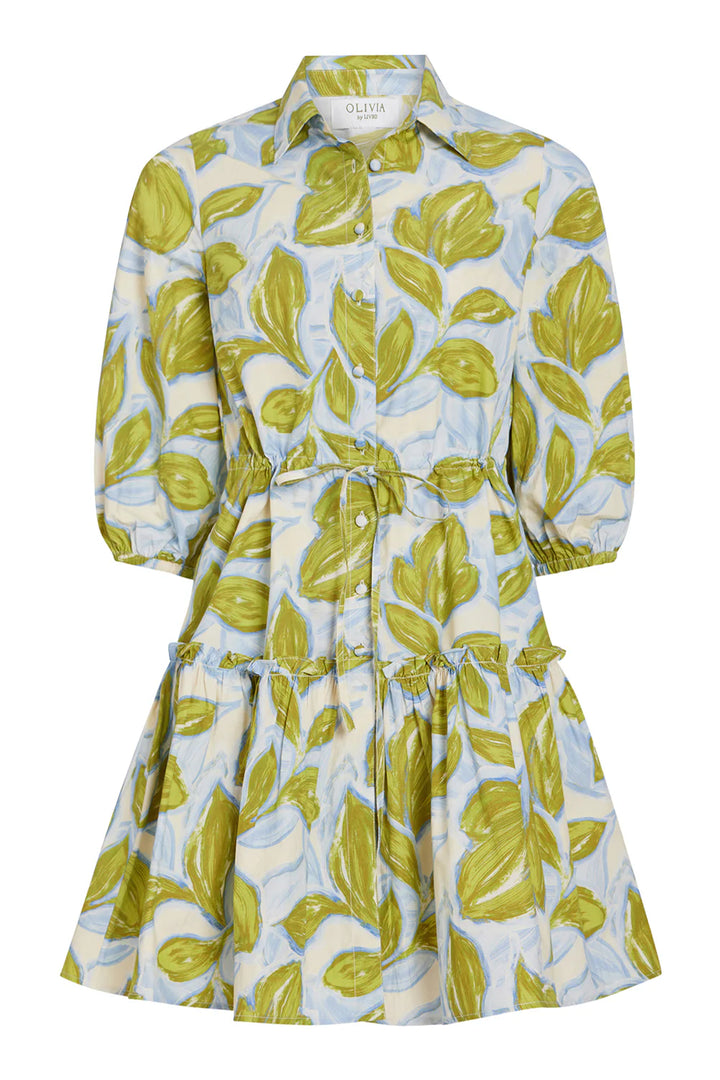 Brynn Dress (Zest Leaves)