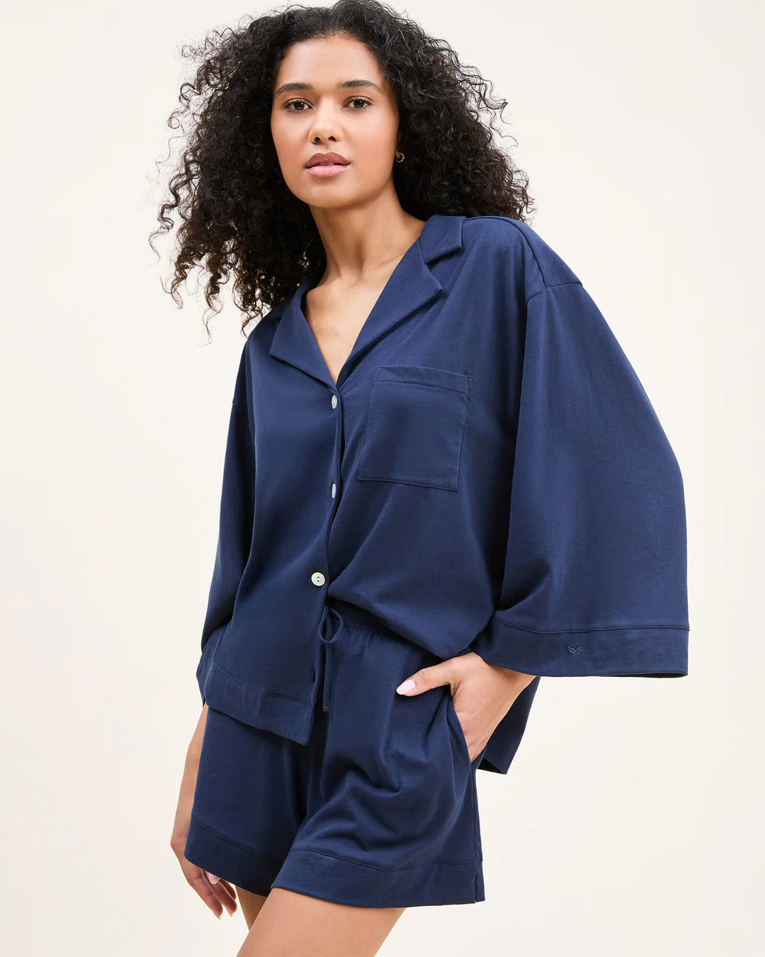 Olivia Short Set (Navy)