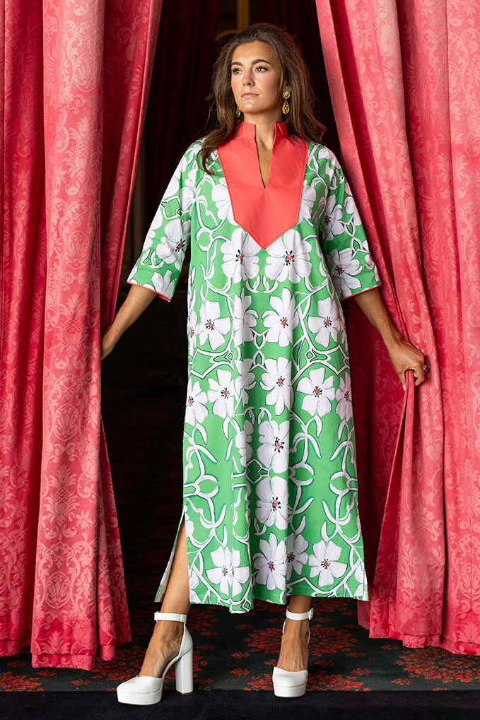 Babs Dress Long (Palm Green)