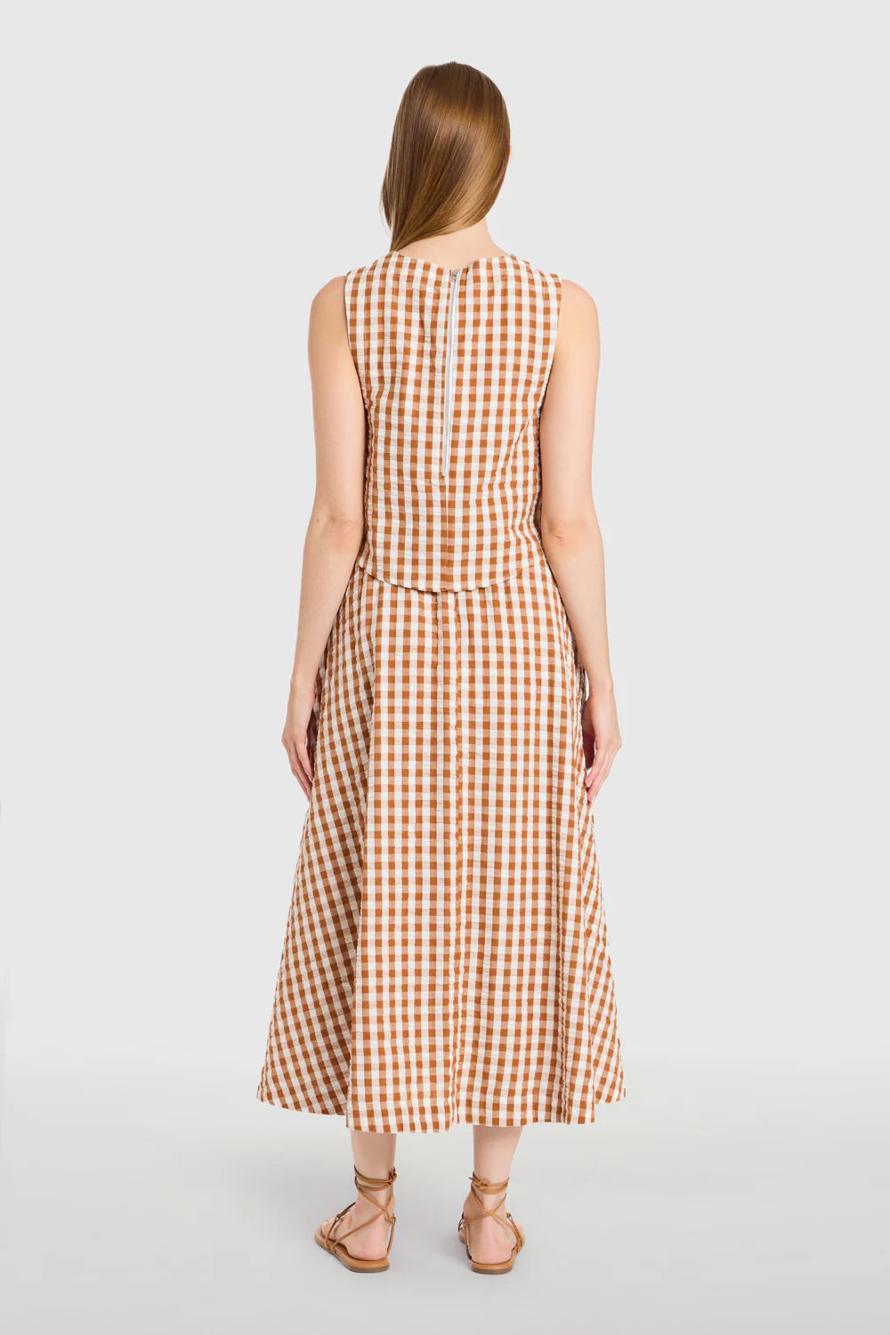 Crop Top/Pavilion Skirt (Field Check)