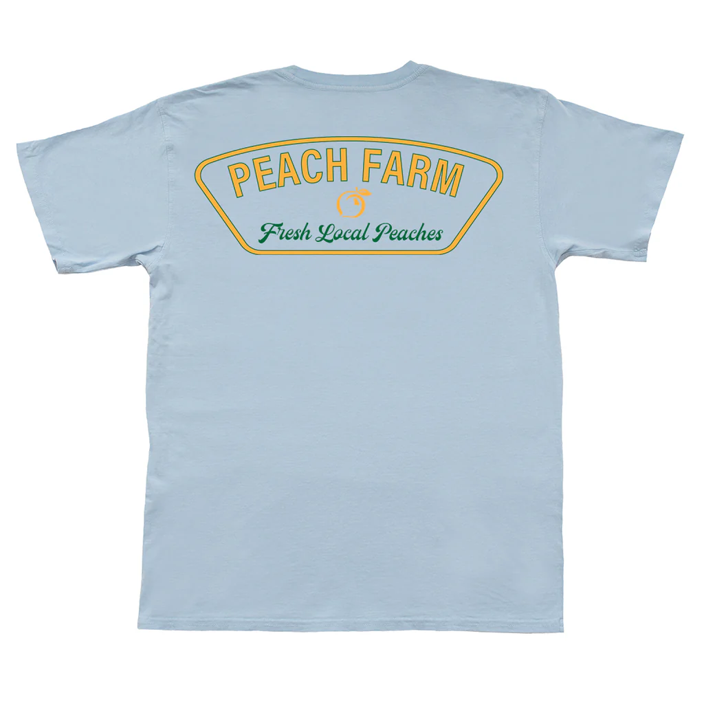 Peach Farm Tee (Sky Blue)