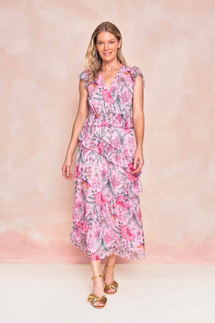 Petra Dress (Blush Garden Bouquet)