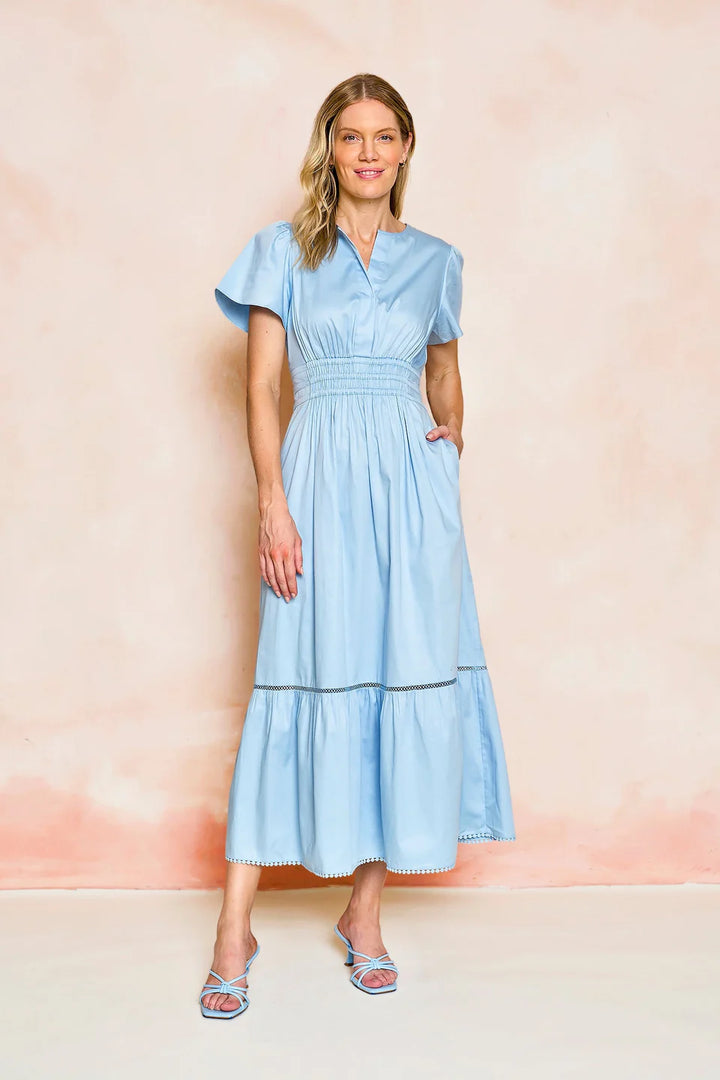 Eloise Dress (Porcelain Sky)