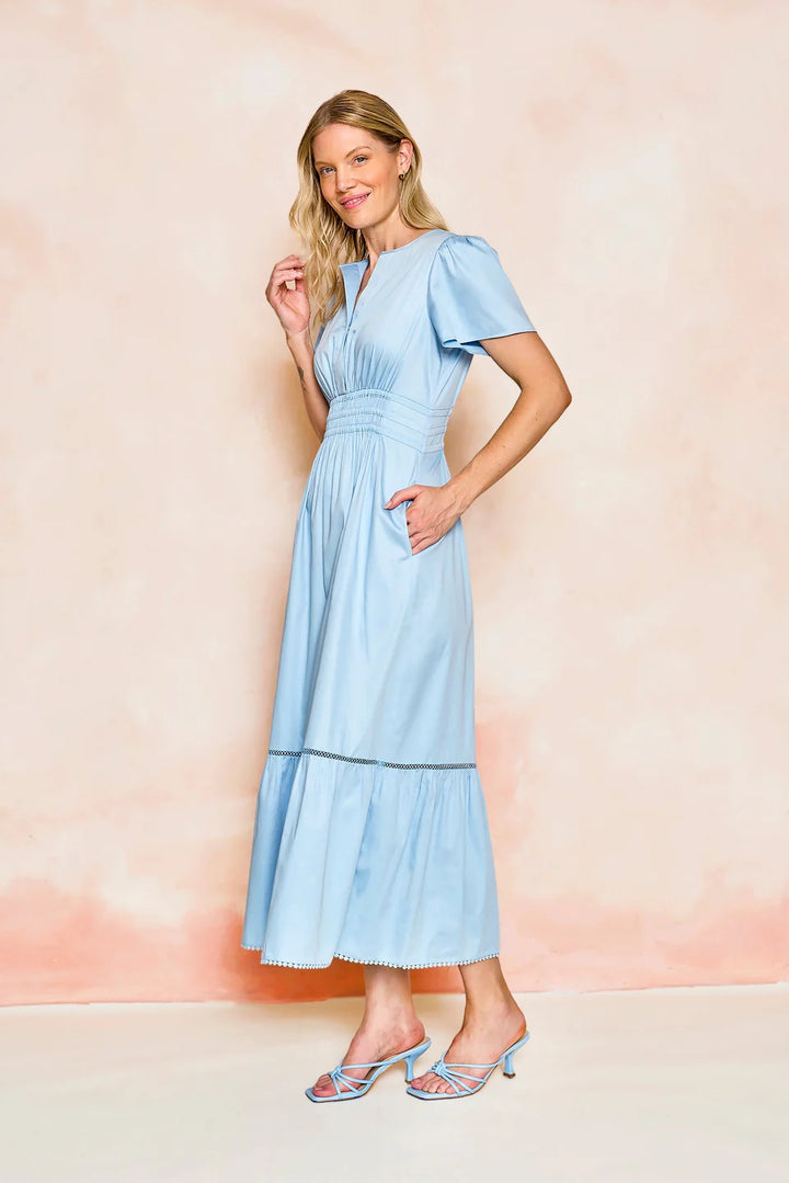 Eloise Dress (Porcelain Sky)
