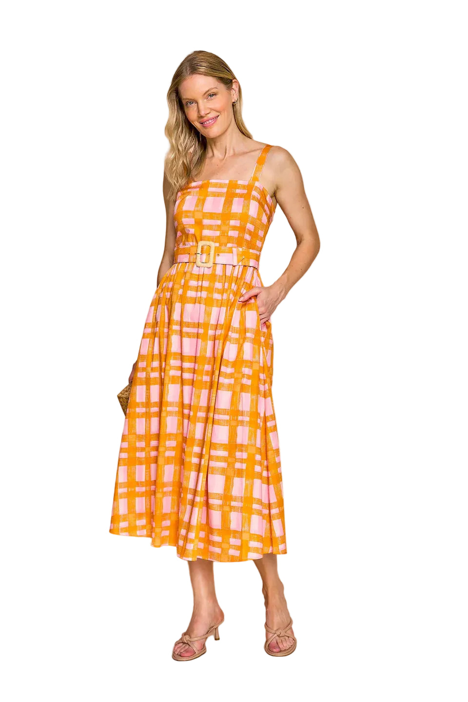 San Miguel Dress (Blossom Gingham)