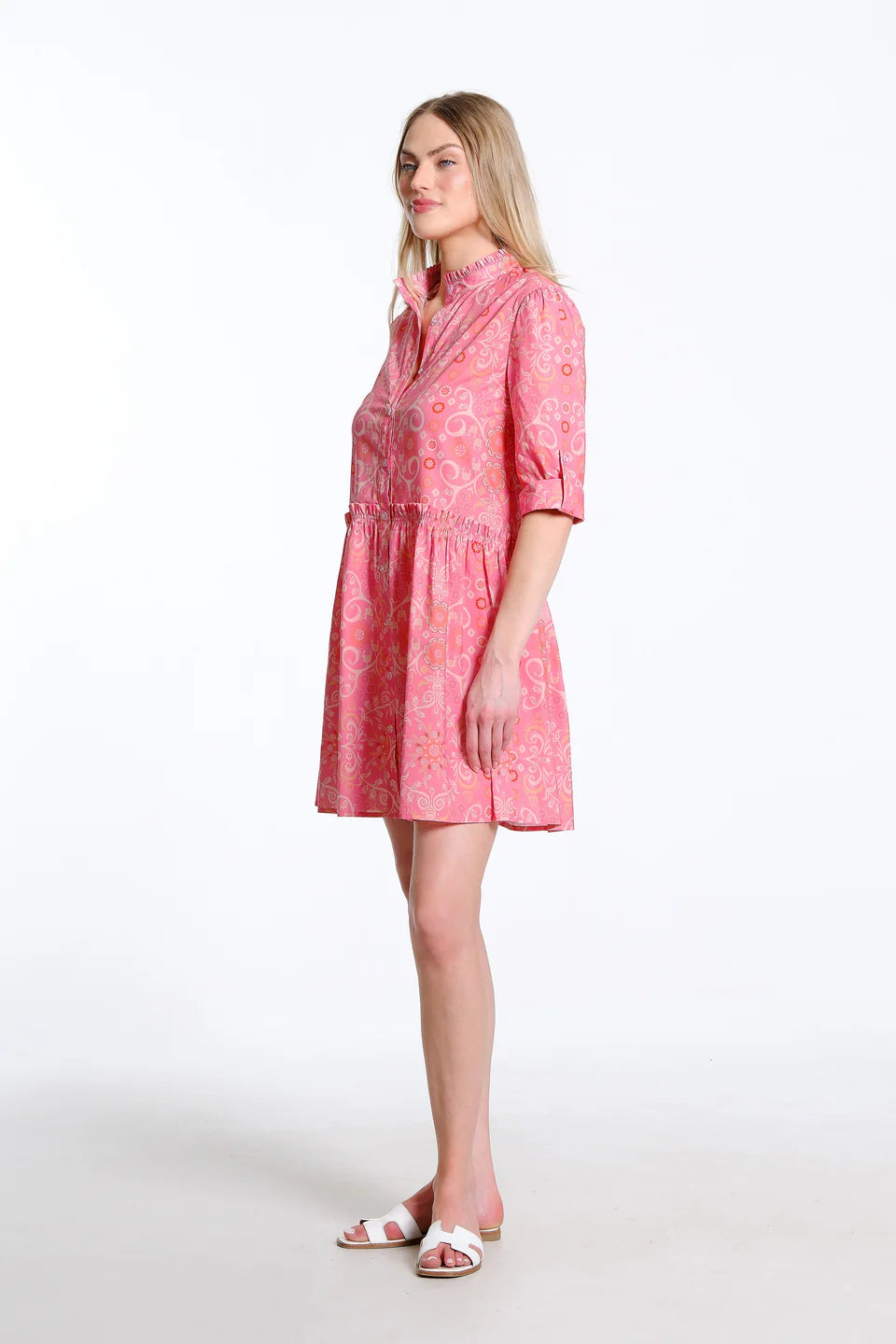Dunaway Dress (Island Bougainvilla)