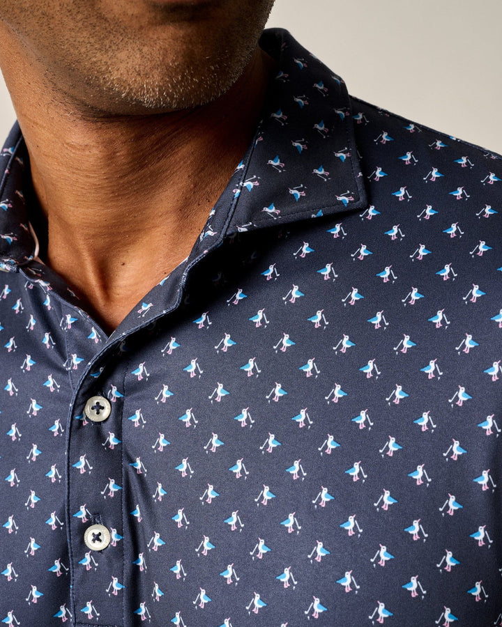 For the Birdies Polo (Navy)