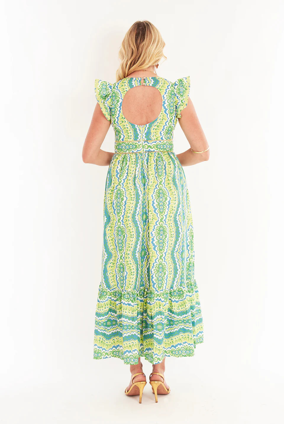 Henning Dress (Marble Limeade)