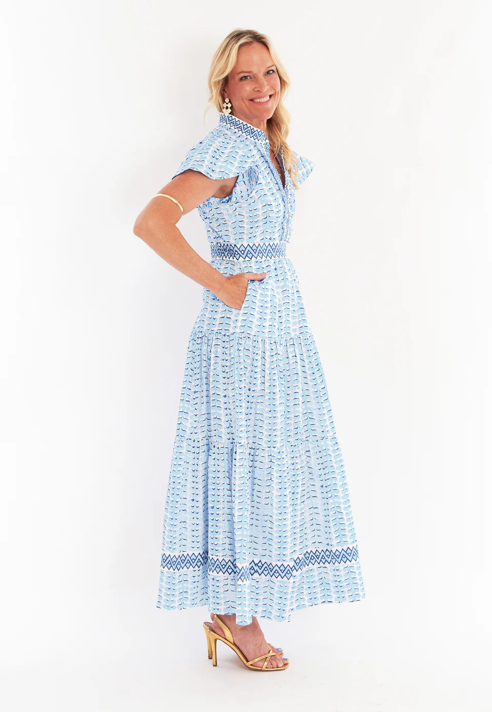Doon Dress (Birch Ocean Breeze)