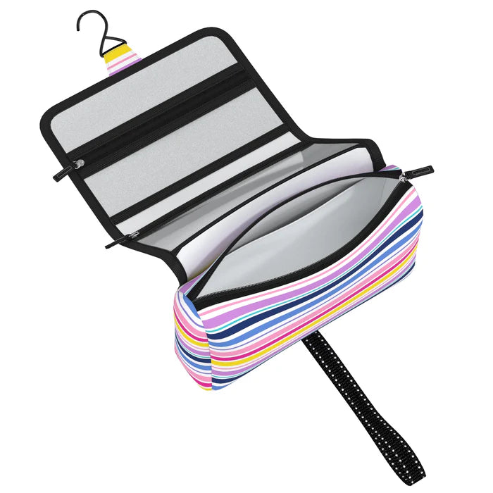 Beauty Burrito Hanging Toiletry Bag (Stripe a Pose)