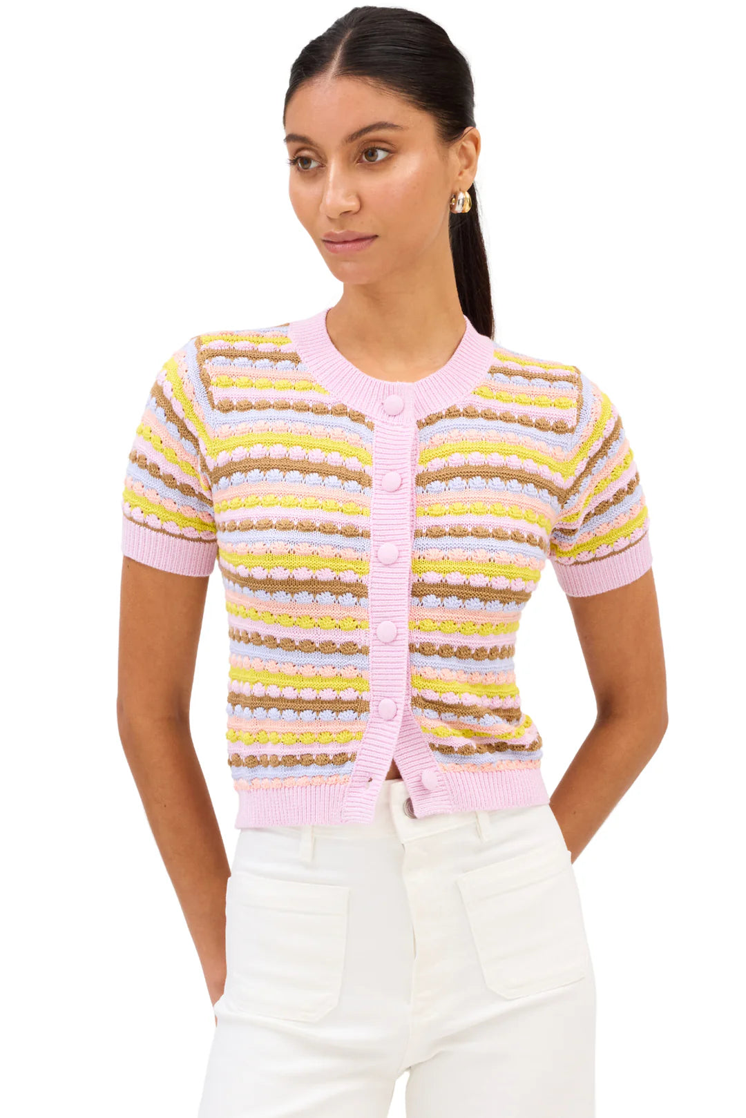 Spring Adelle Cardigan (Orchid Multi)