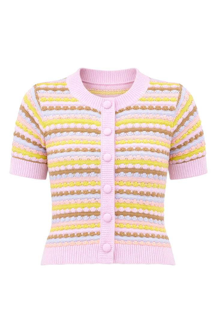 Spring Adelle Cardigan (Orchid Multi)