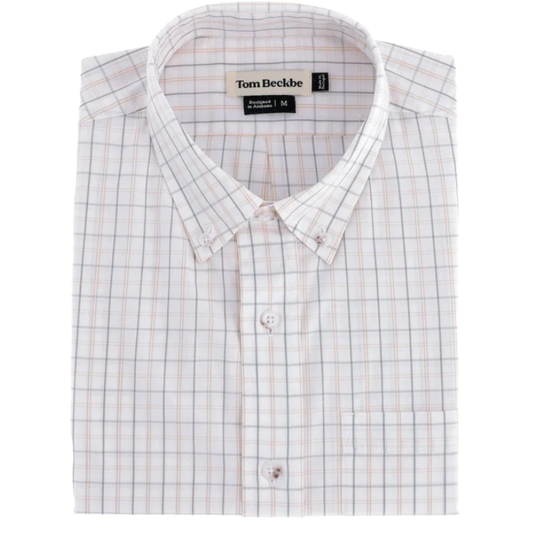 Monroe Poplin Shirt - Grey Beige