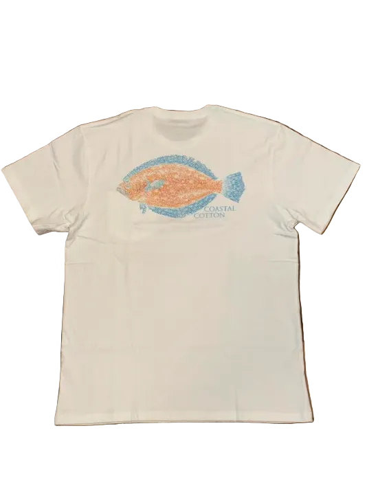 SS Tee Shirt (White Flounder)