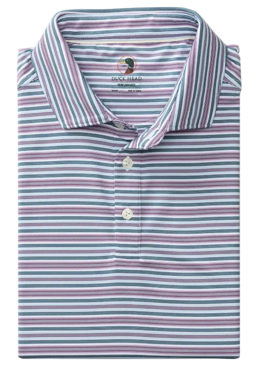 Long Drive Performance Polo  (Aubergine)