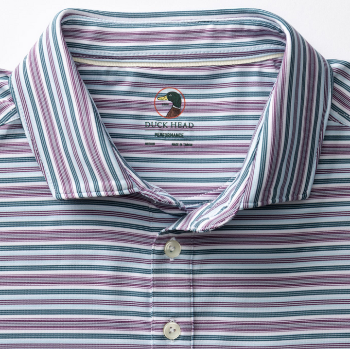 Long Drive Performance Polo  (Aubergine)