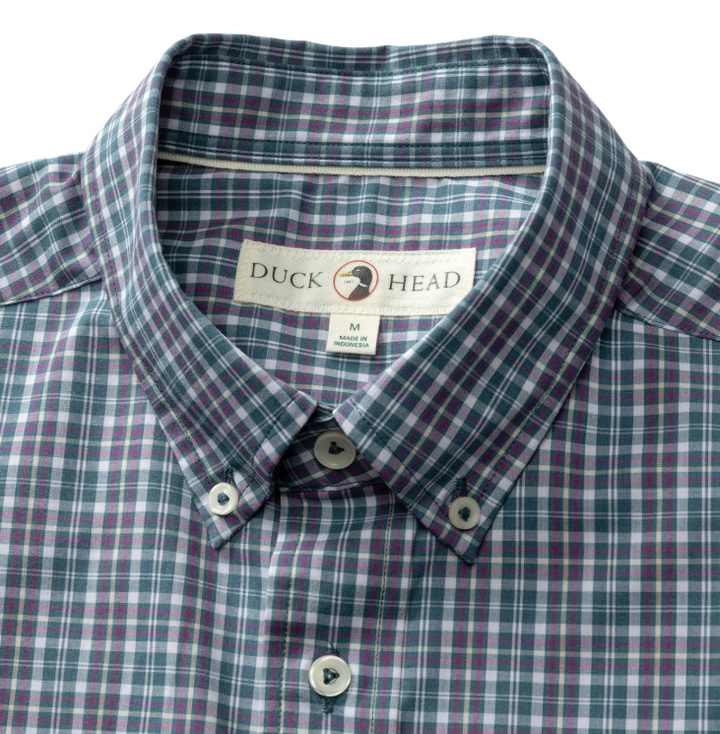 Performance Poplin Shirt (Stormy Teal)