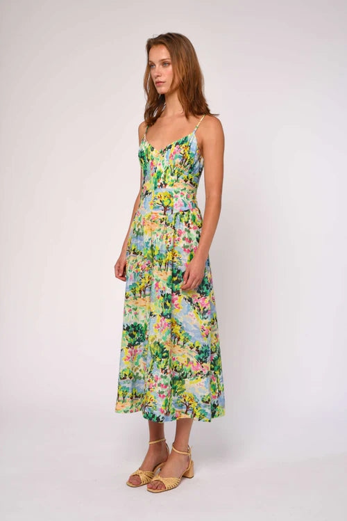 Tilda Maxi Dress (Giverny Garden Print)