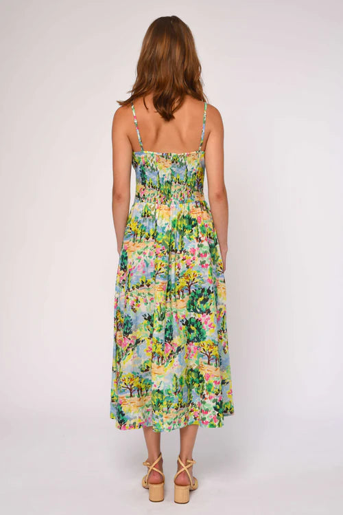 Tilda Maxi Dress (Giverny Garden Print)