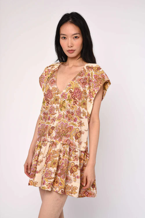 Rae Mini Dress (Kentish Floral Print)