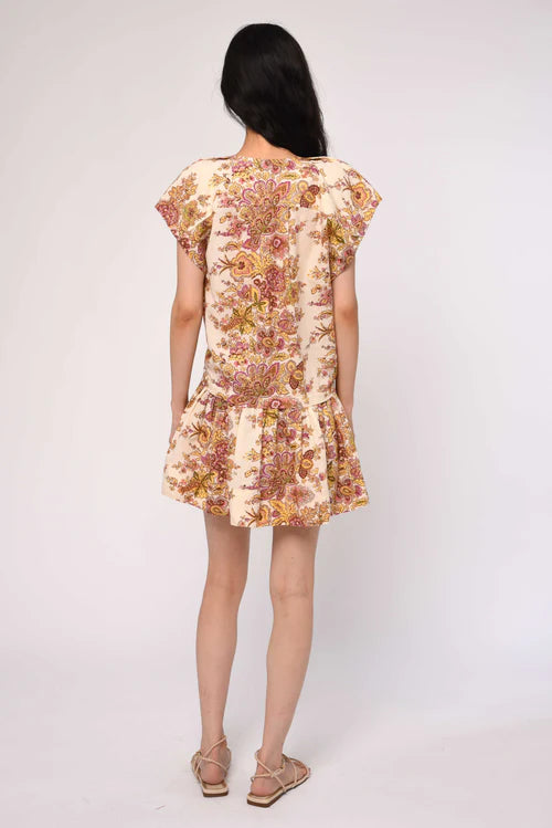Rae Mini Dress (Kentish Floral Print)