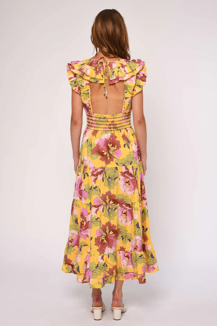 Maribel Midi Dress (Modern Dandy Liberty Print)