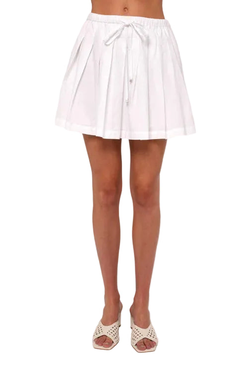 Ansleigh Mini Skirt (Bright White)
