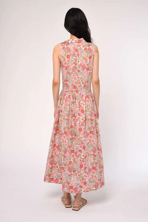 Sierra Midi Dress (Clarabell Liberty Print)