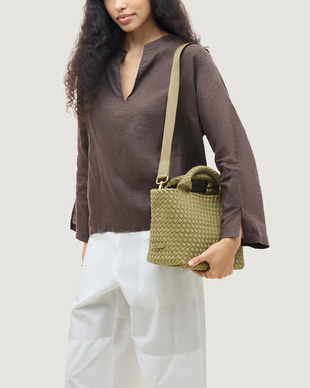 St. Barths Small Tote (Bottle Green)