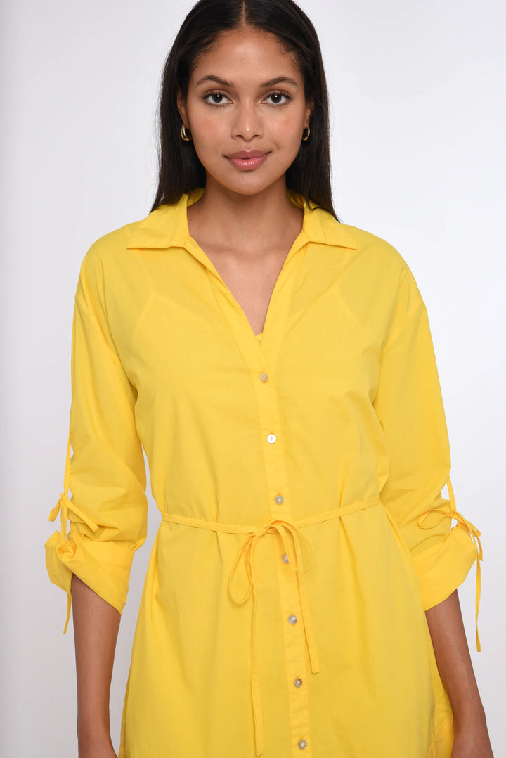 Shannon Mini Dress (Vibrant Yellow)