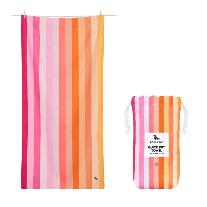 Dock Quick Dry Towels XL (Miami Sorbet)